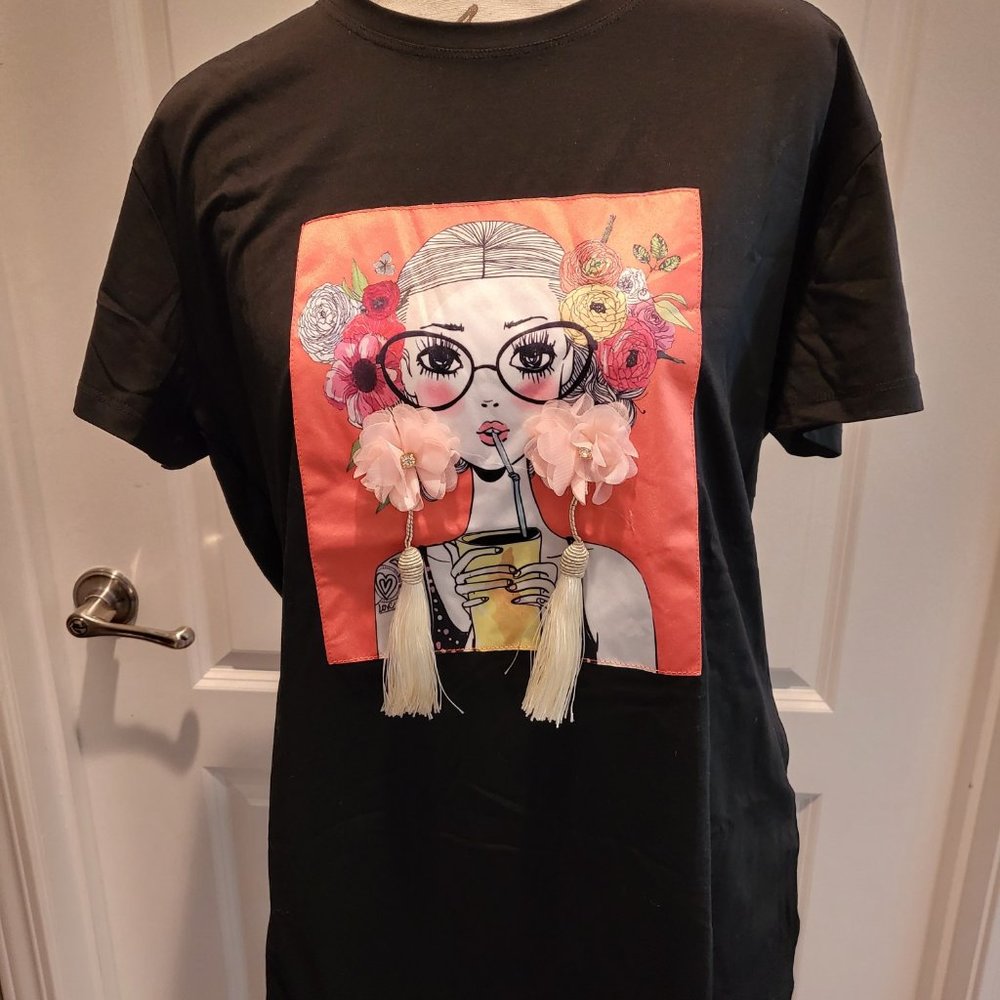 In2You Brand Size 3X Black Top